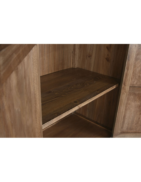 Armoire penderie bois patiné 2 portes 88x52x180 cm Lianora
