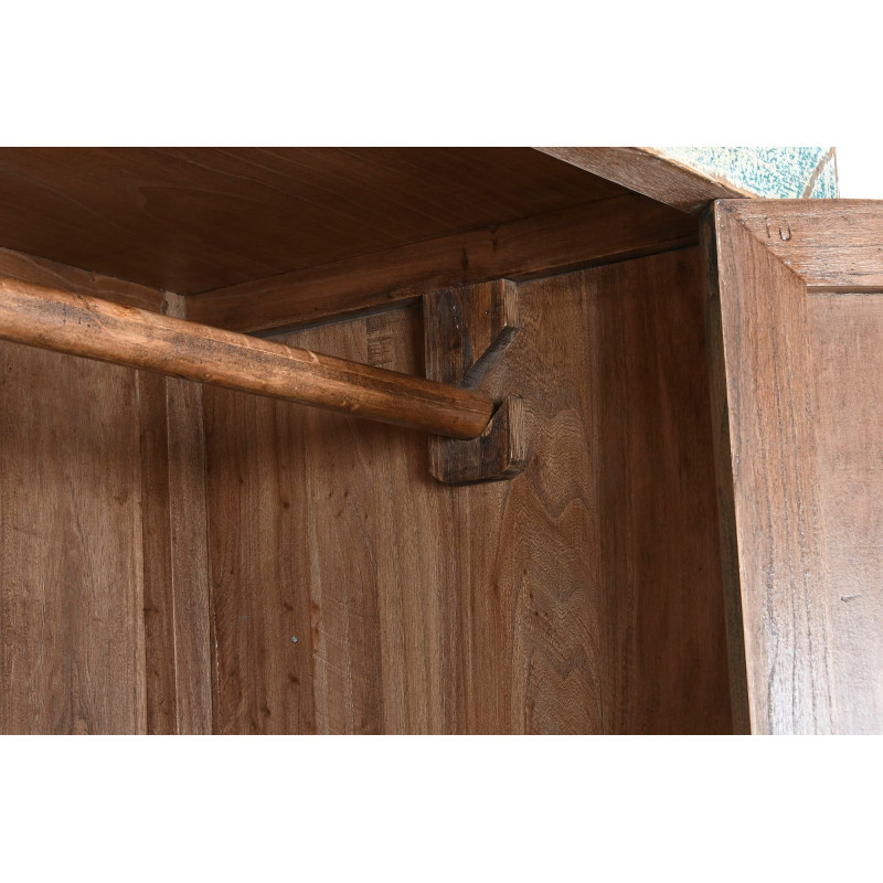 Armoire penderie bois patiné 2 portes...