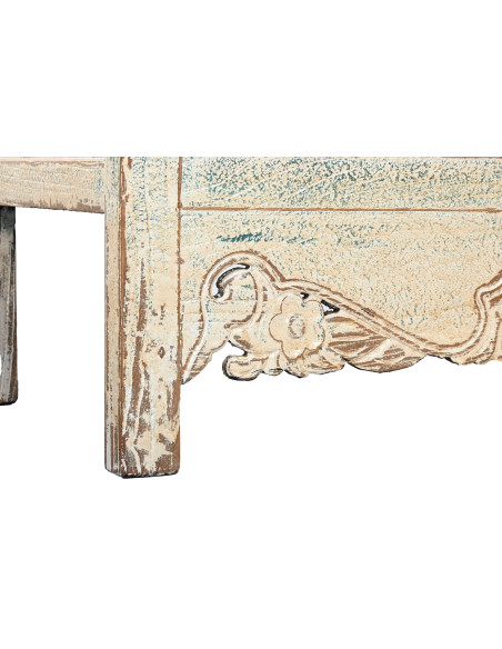 Armoire penderie bois patiné 2 portes 88x52x180 cm Lianora