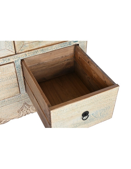 Armoire penderie bois patiné 2 portes 88x52x180 cm Lianora