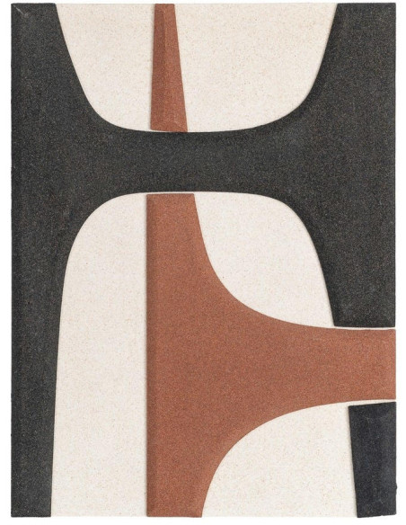 Lot de 2 tableaux abstraits géométriques 60x80 cm Caldera