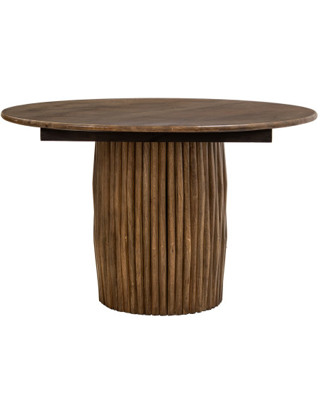 Table à manger ronde manguier 120 cm Noria