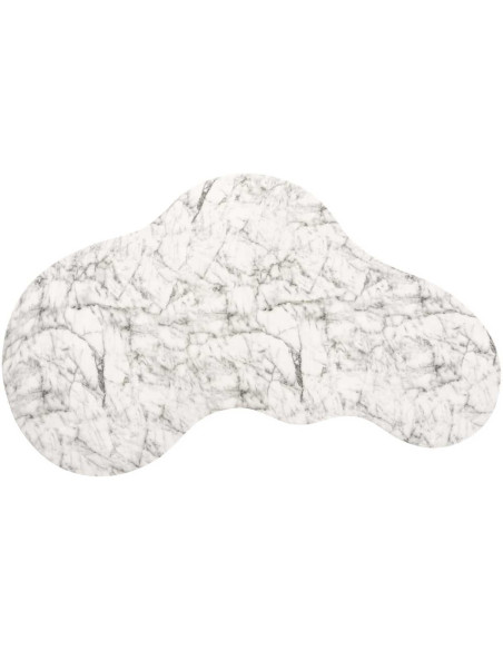 Table basse de jardin effet marbre blanc 151x92 cm Rockyard