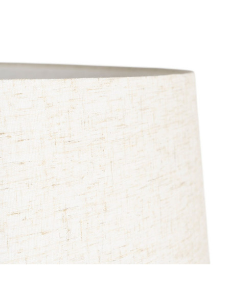 Lampadaire doré en métal avec abat-jour en lin 160 cm Héliandre