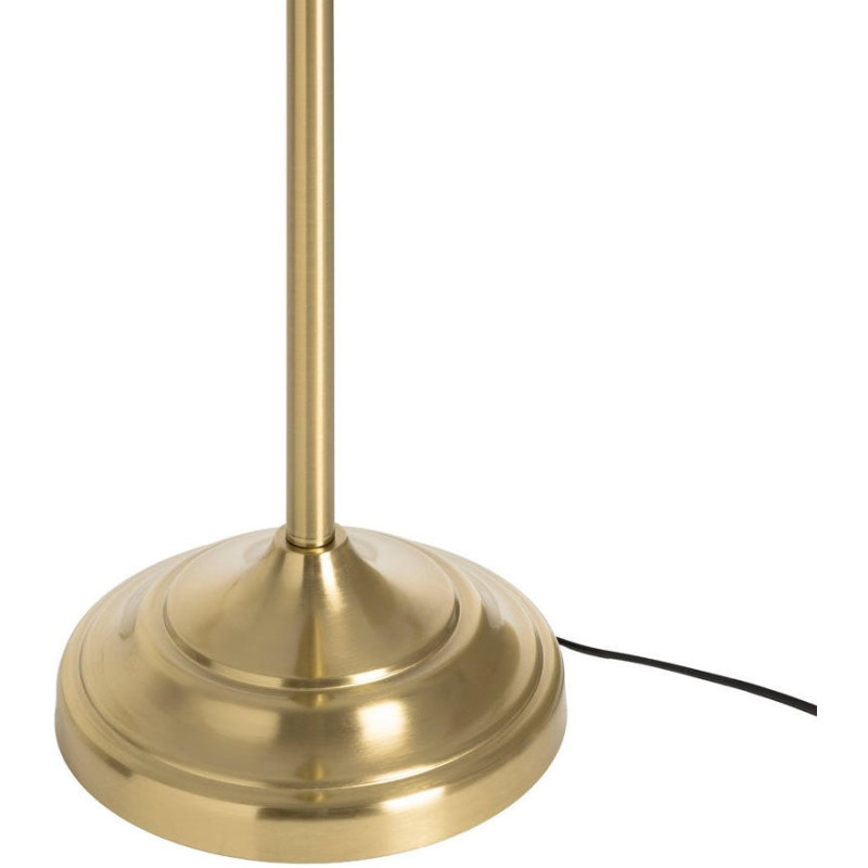 Lampadaire doré en métal avec...