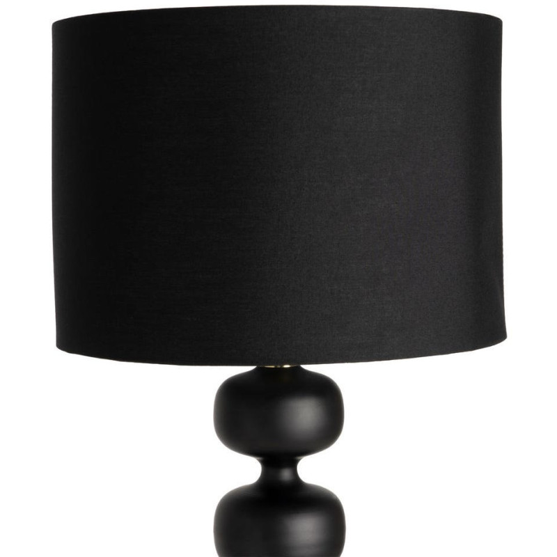 Lampadaire noir en métal avec...