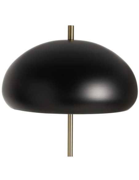 Lampadaire noir et doré en métal avec dôme 162 cm Noxalys