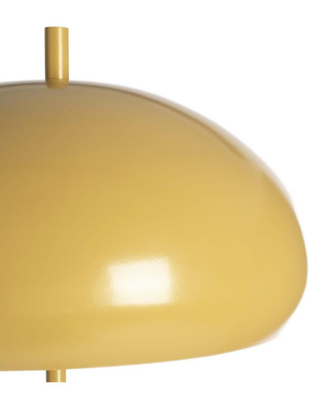 Lampadaire moutarde en métal avec dôme 162 cm Noxalys