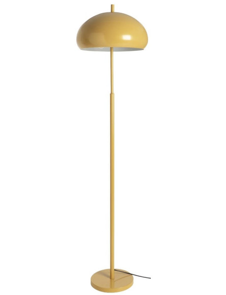 Lampadaire moutarde en métal avec dôme 162 cm Noxalys
