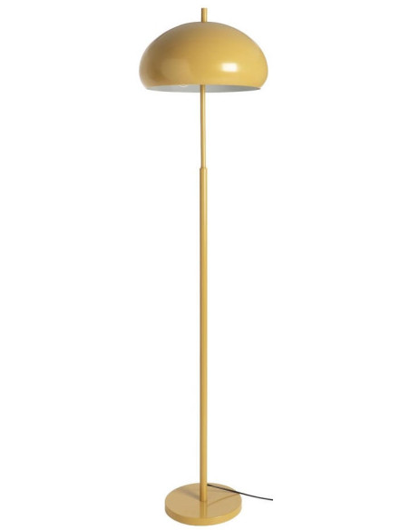 Lampadaire moutarde en métal avec dôme 162 cm Noxalys