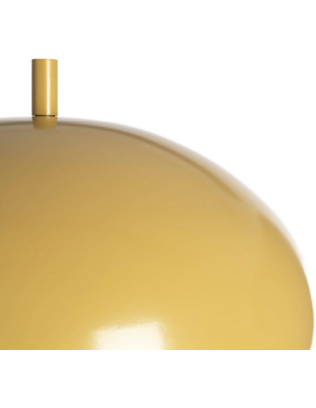 Lampadaire moutarde en métal avec dôme 162 cm Noxalys