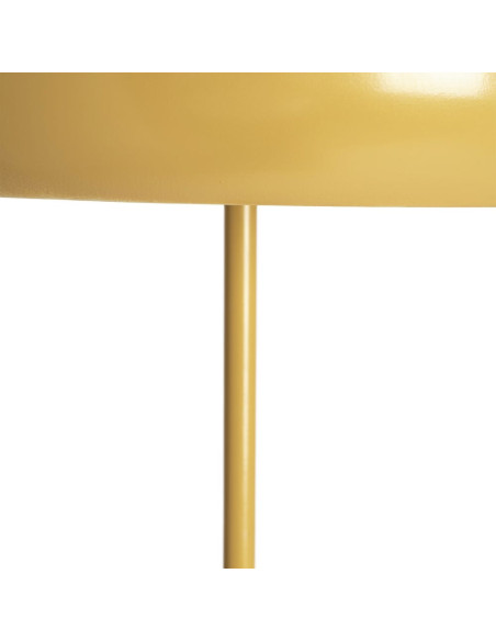 Lampadaire moutarde en métal avec dôme 162 cm Noxalys