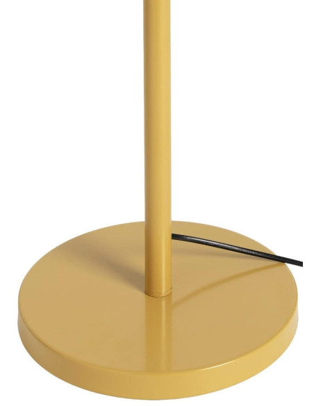 Lampadaire moutarde en métal avec dôme 162 cm Noxalys