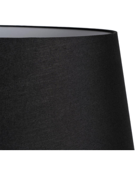Lampadaire trépied noir et doré avec abat-jour 159 cm Brévalis