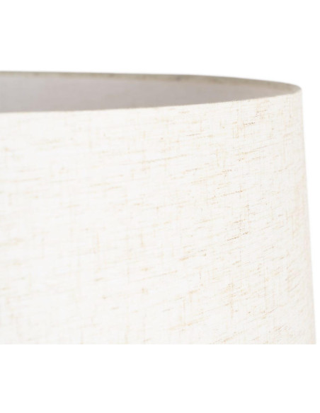 Lampadaire moutarde en métal avec abat-jour en lin 155,5 cm Elyndra