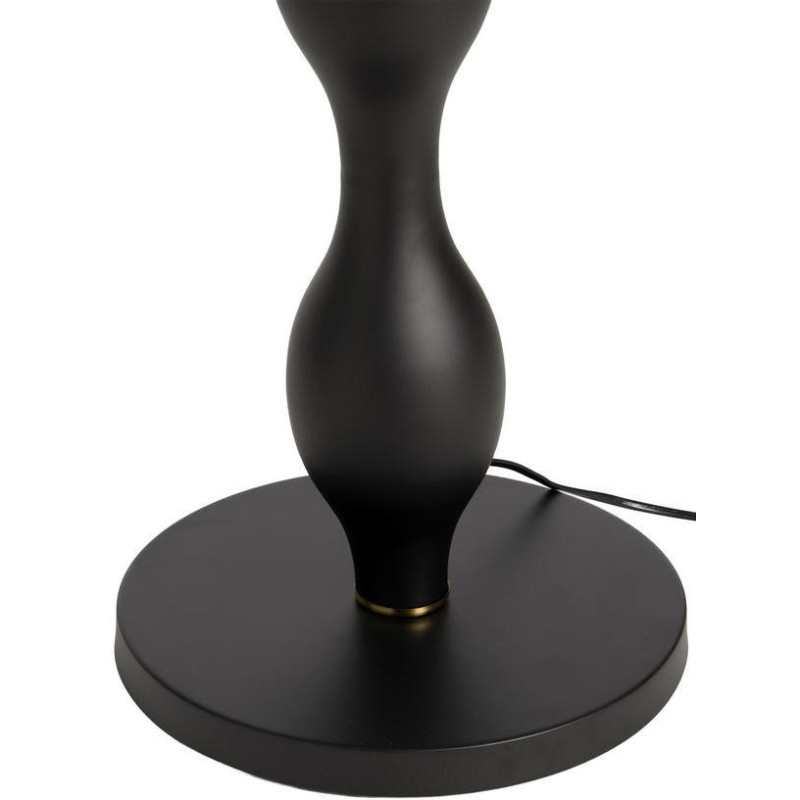 Lampadaire noir en métal avec...