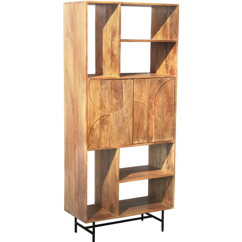 Bibliothèque en bois de manguier 2...