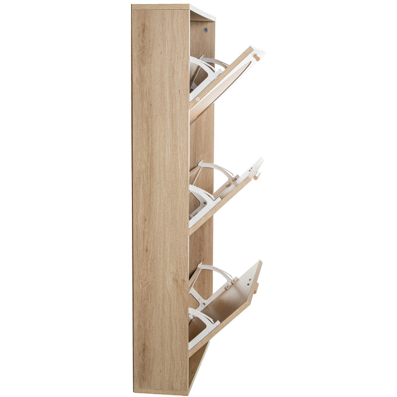 Meuble à chaussures cannage 3 portes...