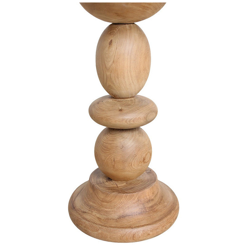 Table de jardin ronde en teck 69 cm Tao