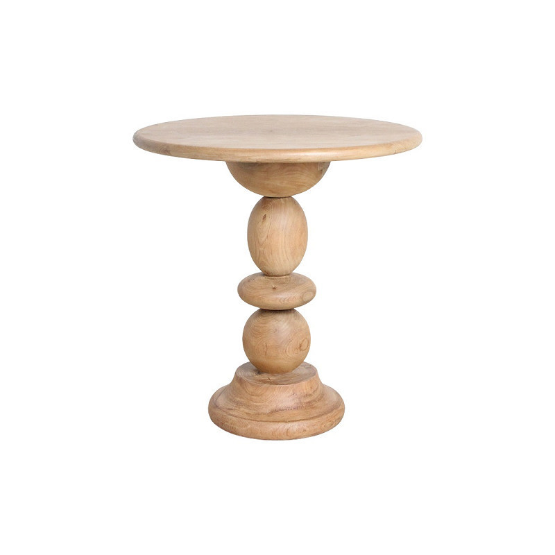 Table de jardin ronde en teck 69 cm Tao