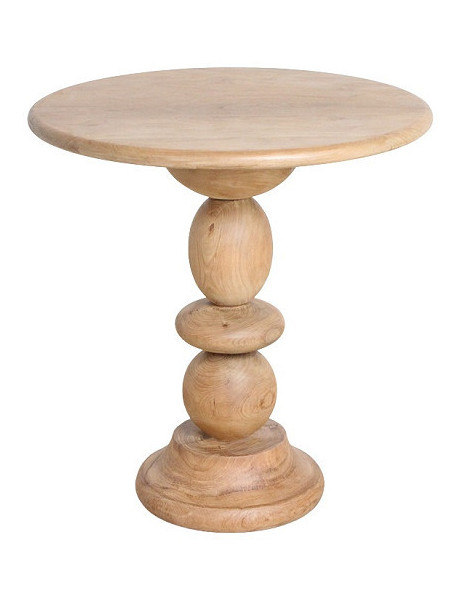 Table de jardin ronde en teck 69 cm Tao