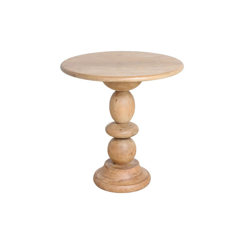 Table de jardin ronde en teck 69 cm Tao