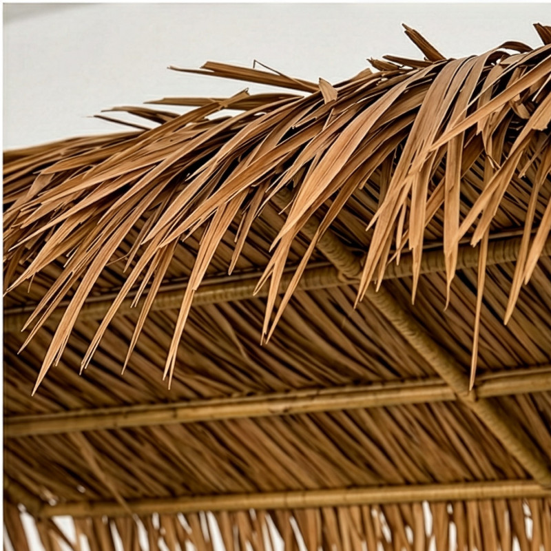 Balancelle de jardin toit tropical...