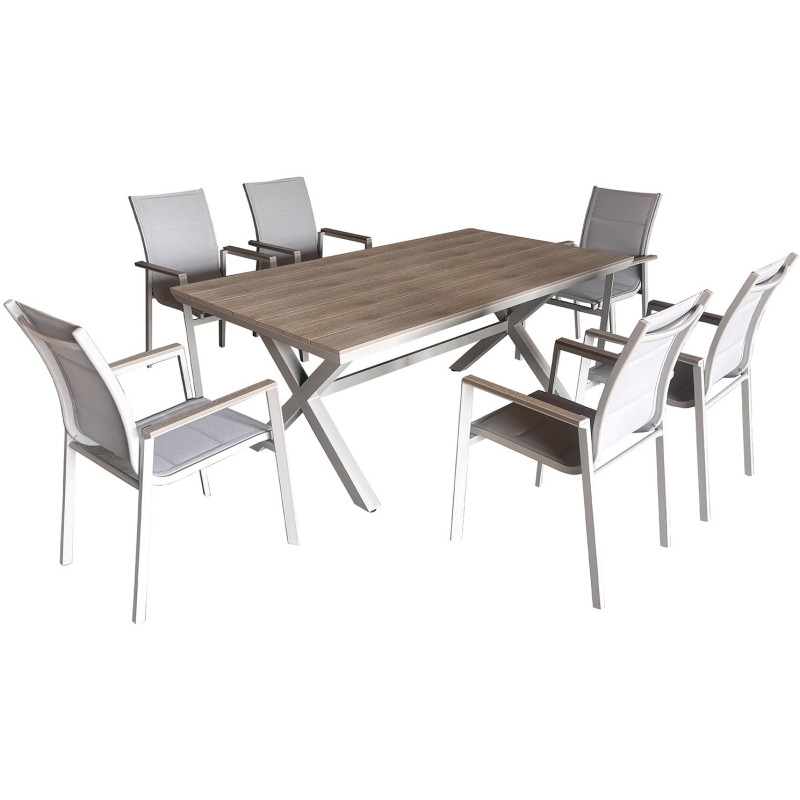 Ensemble repas jardin 6 places...