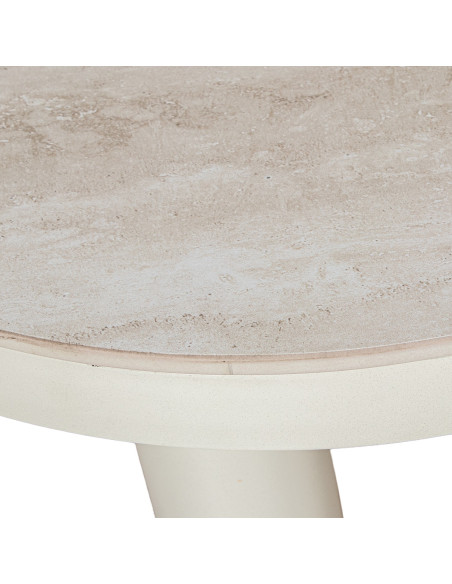 Salon de jardin modulable d’angle aluminium corde avec table Virelia