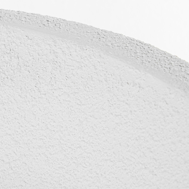 Cache-pot extérieur 3 visages blanc...