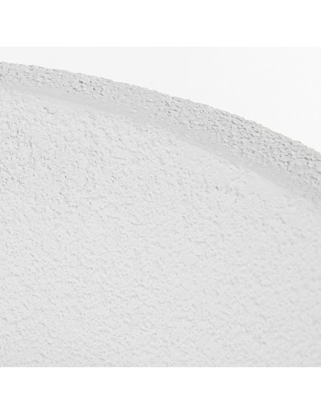 Cache-pot extérieur 3 visages blanc en résine 62 cm Veyrane