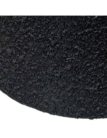 Cache-pot extérieur 3 visages noir en résine 62 cm Veyrane