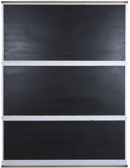 Vitrine bibliothèque bois et verre 180x45x240 cm Velmora
