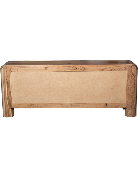 Meuble TV en bois d’acacia 4 portes 140 cm Avelis