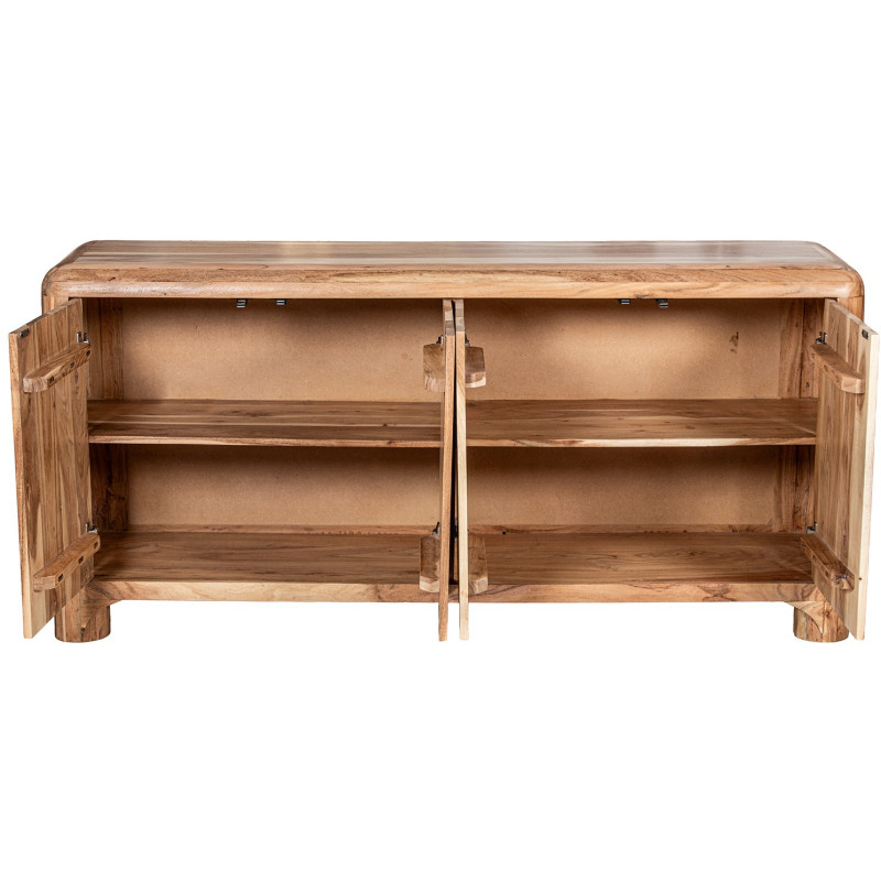Buffet en bois d’acacia 4 portes 170...