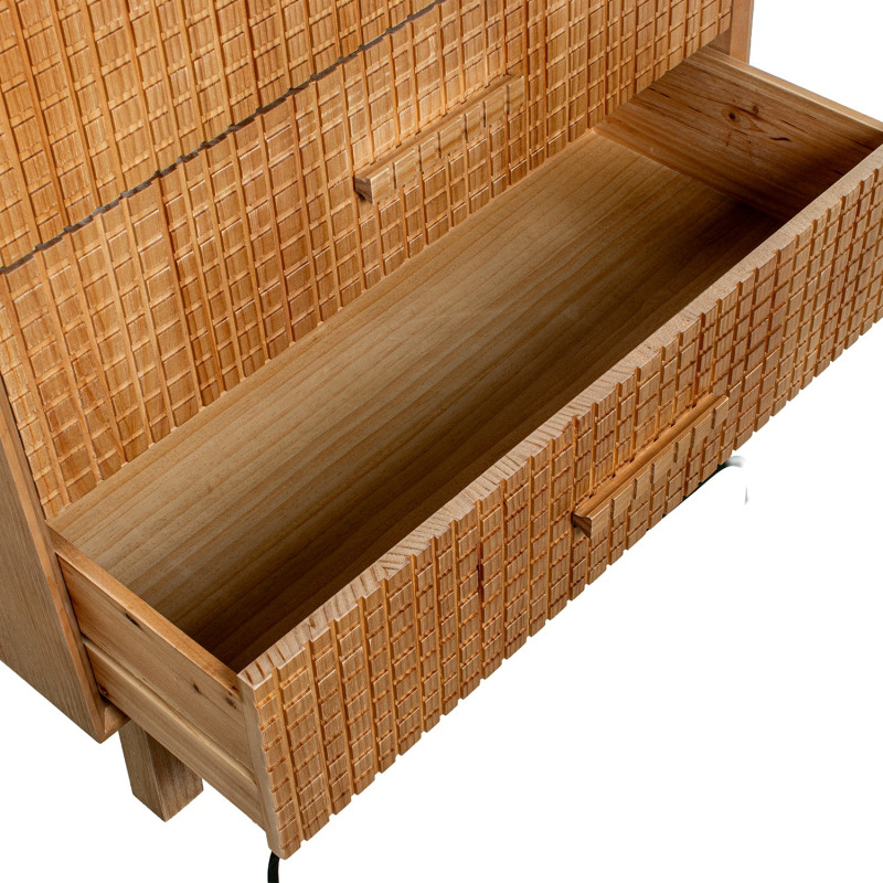 Commode en pin naturel 3 tiroirs 80...