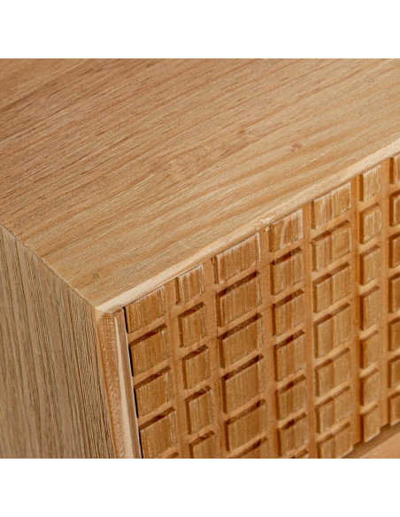 Console d’entrée en pin naturel 2 tiroirs Mavora
