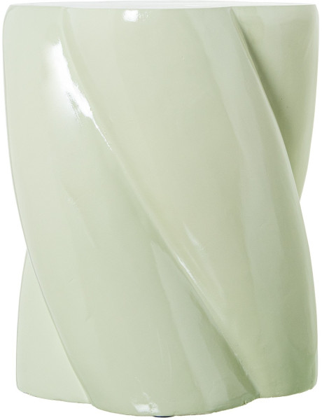Table d’appoint verte brillante en fibre de verre Kavina  - 2