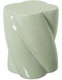 Table d’appoint verte brillante en fibre de verre Kavina