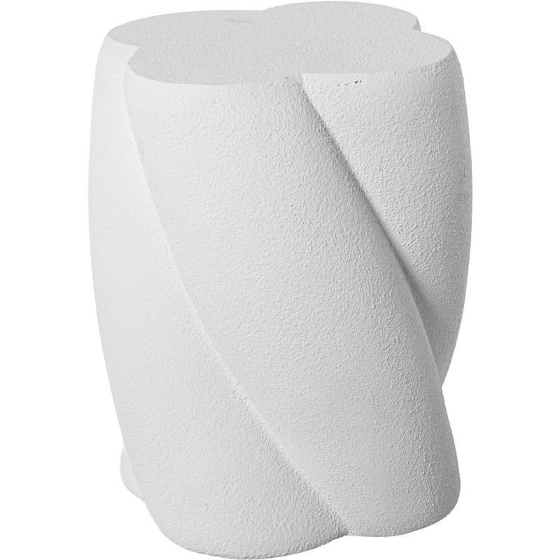 Table d’appoint blanche effet ciment...