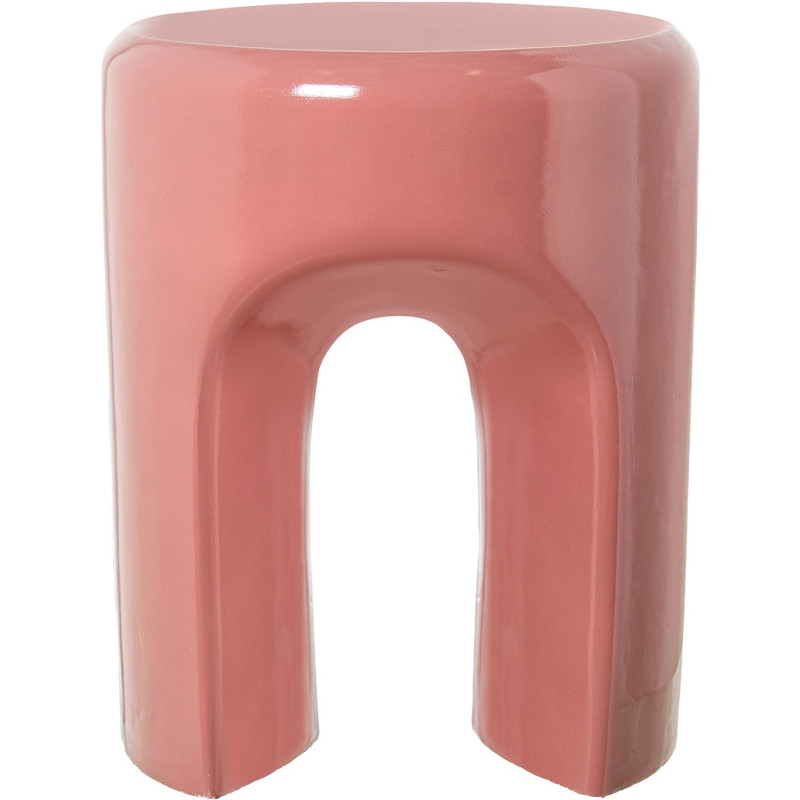 Table d’appoint rose brillant en...