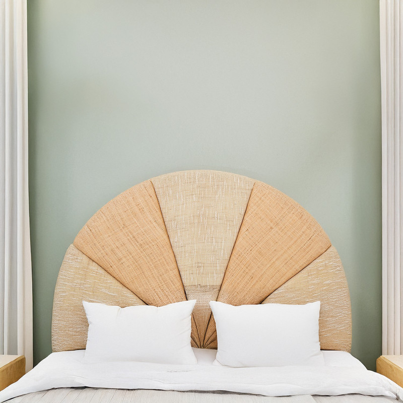 Tête de lit rotin naturel 100 cm Orvella