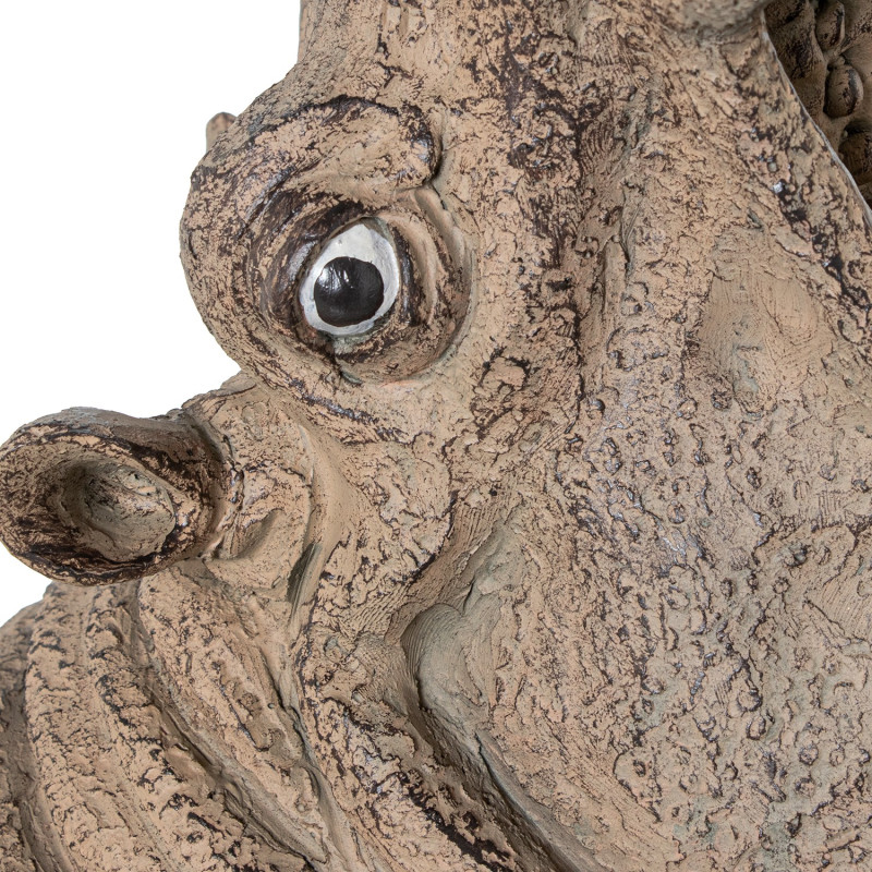 Table d’appoint hippopotame en verre...