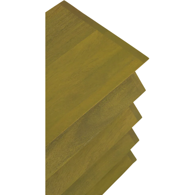 Table d’appoint zigzag vert olive en...