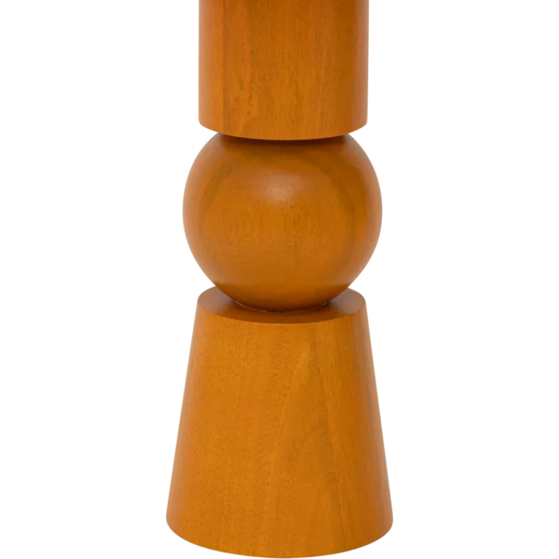 Table d’appoint ronde orange en...