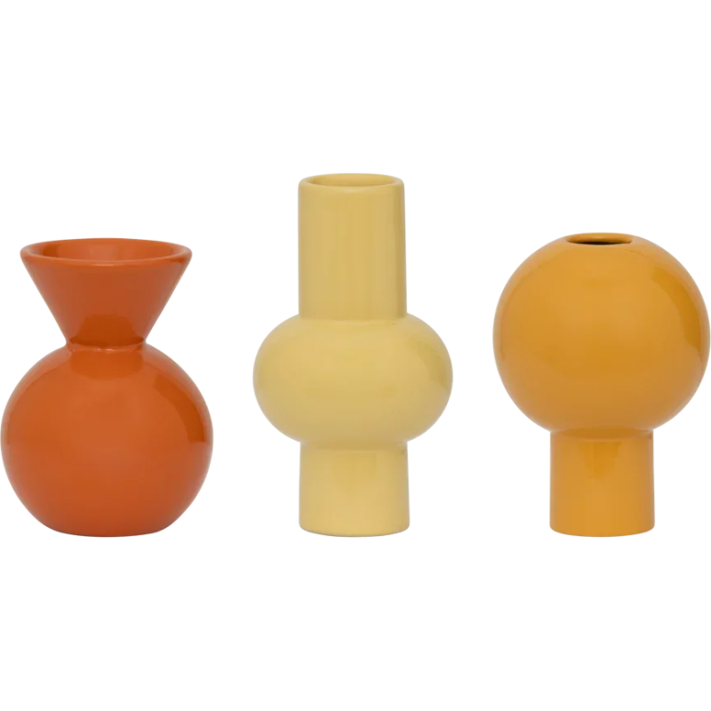 Lot de 3 mini vases céramique...