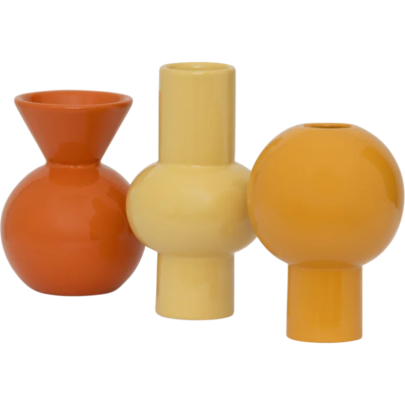 Lot de 3 mini vases céramique...