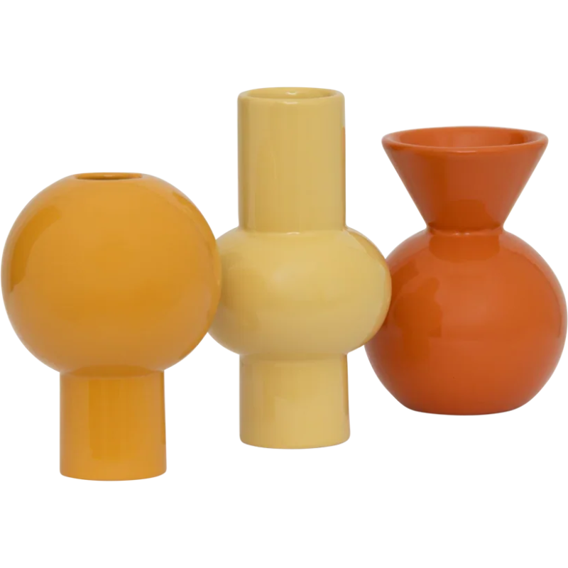 Lot de 3 mini vases céramique...