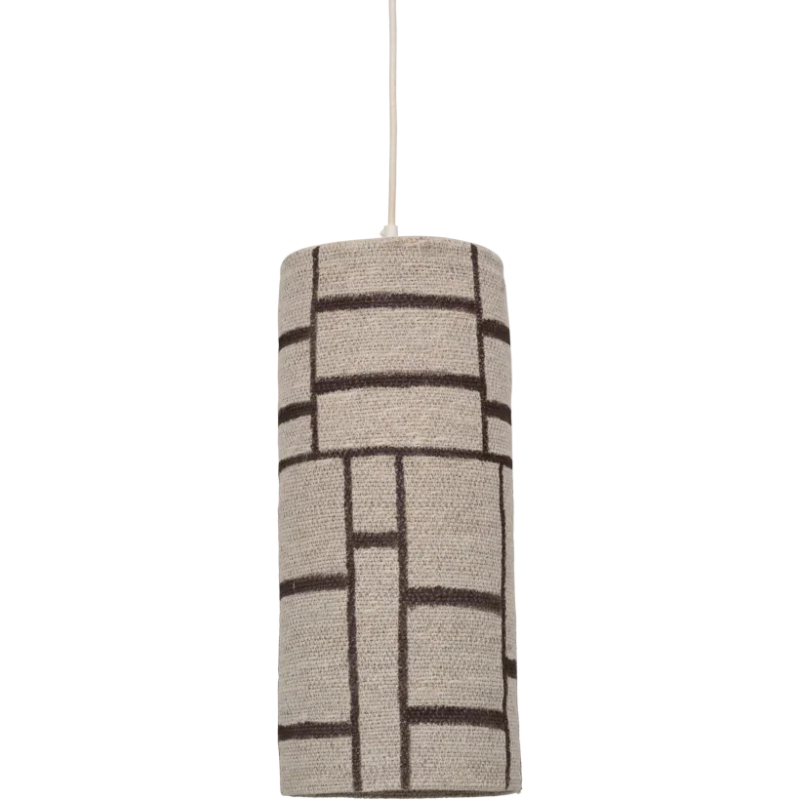 Suspension jonc de mer beige brun E27...