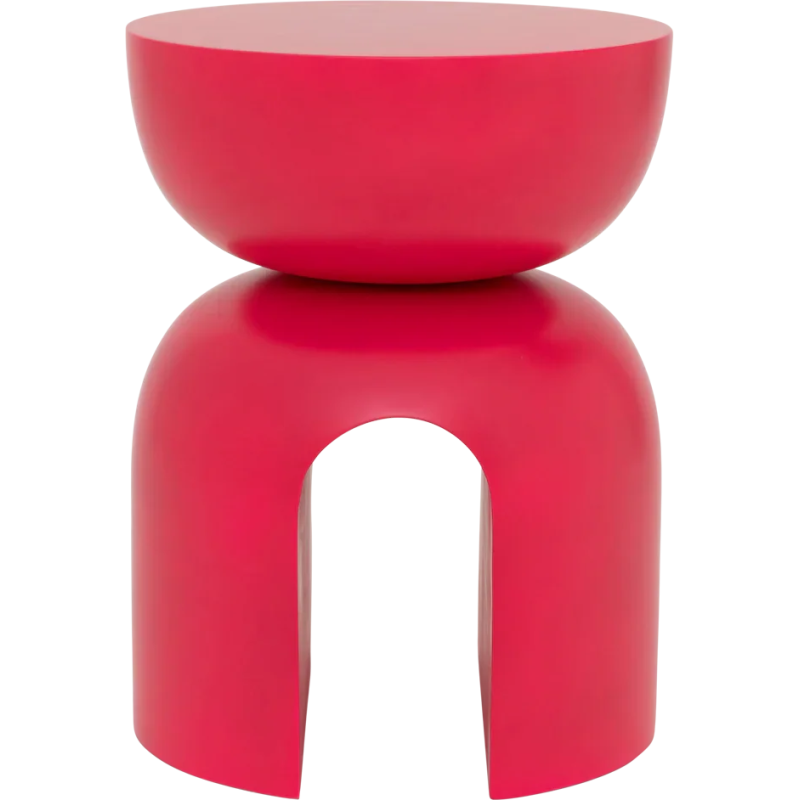 Table d’appoint rose framboise en...